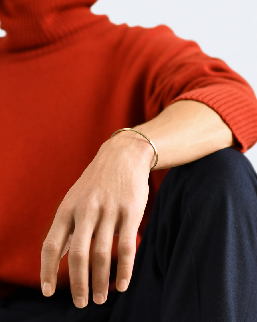 Herre | LE GRAMME Ribbon Bracelet Brushed Gold 18-Karat 7g | LE GRAMME | Ribbon Bracelet Brushed Gold 18-Karat 7g