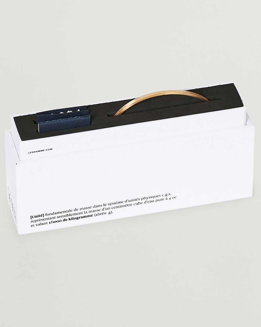Herre | LE GRAMME Ribbon Bracelet Brushed Gold 18-Karat 7g | LE GRAMME | Ribbon Bracelet Brushed Gold 18-Karat 7g