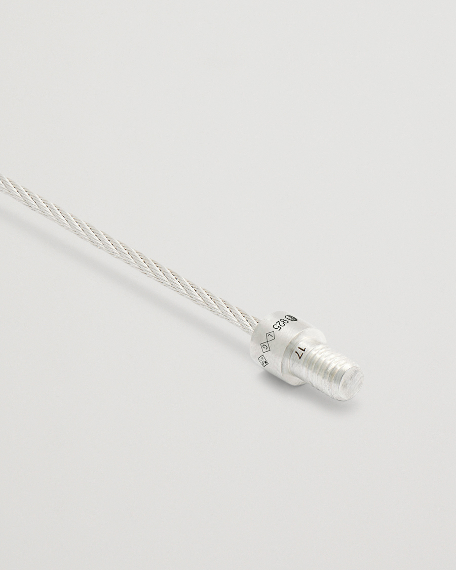 Herre | Smykker | LE GRAMME | Cable Bracelet Brushed Sterling Silver 7g