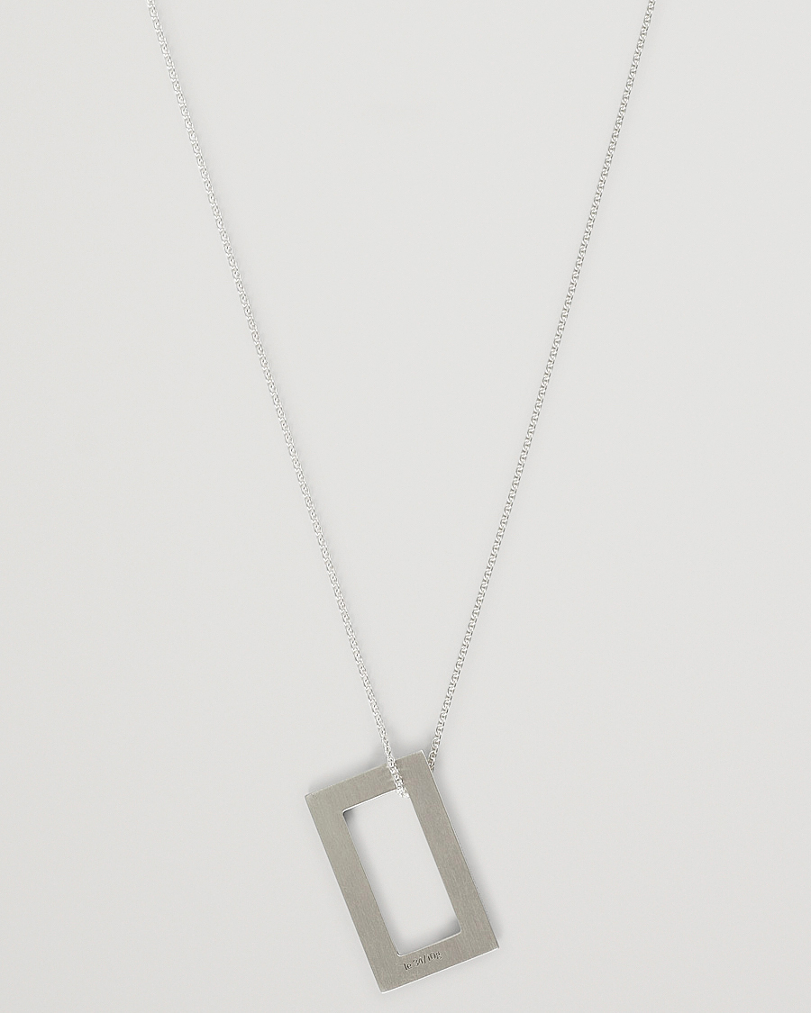 Herre | Smykker | LE GRAMME | Rectangular Necklace Le 3.4 Sterling Silver