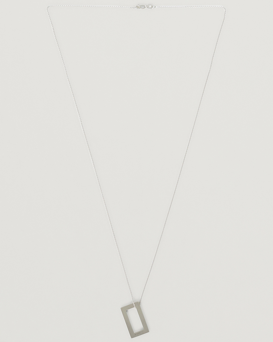 Herre | Smykker | LE GRAMME | Rectangular Necklace Le 3.4 Sterling Silver