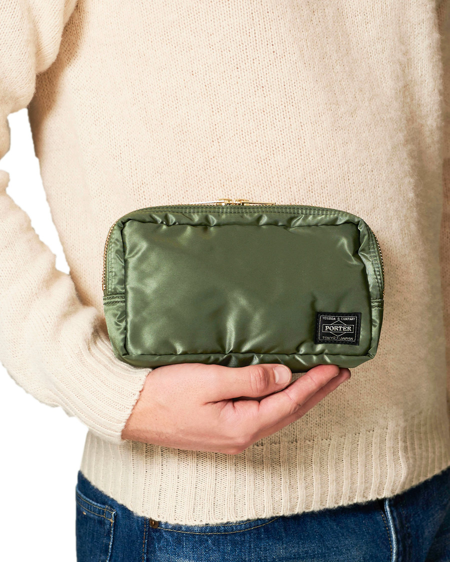 Herre | Porter-Yoshida & Co. Tanker Pouch Sage Green | Porter-Yoshida & Co. | Tanker Pouch Sage Green