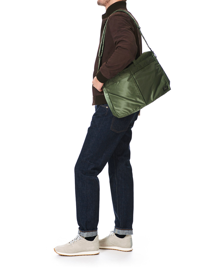 Herre | Porter-Yoshida & Co. Tanker 2Way Briefcase Sage Green | Porter-Yoshida & Co. | Tanker 2Way Briefcase Sage Green