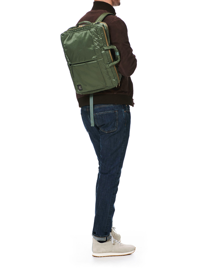 Herre | Porter-Yoshida & Co. Tanker 3Way Briefcase Sage Green | Porter-Yoshida & Co. | Tanker 3Way Briefcase Sage Green