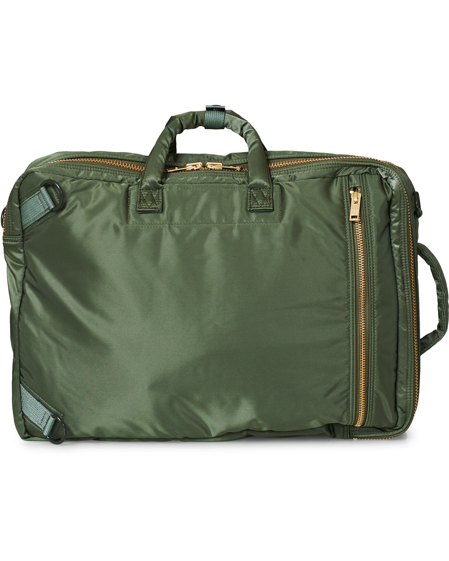 Herre | Porter-Yoshida & Co. Tanker 3Way Briefcase Sage Green | Porter-Yoshida & Co. | Tanker 3Way Briefcase Sage Green