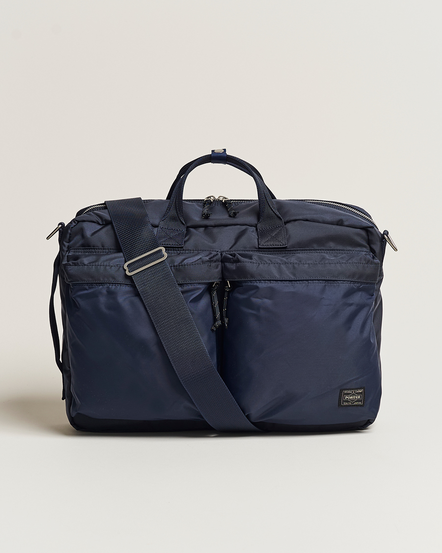 Herre | Vesker | Porter-Yoshida & Co. | Force 3Way Briefcase Navy Blue