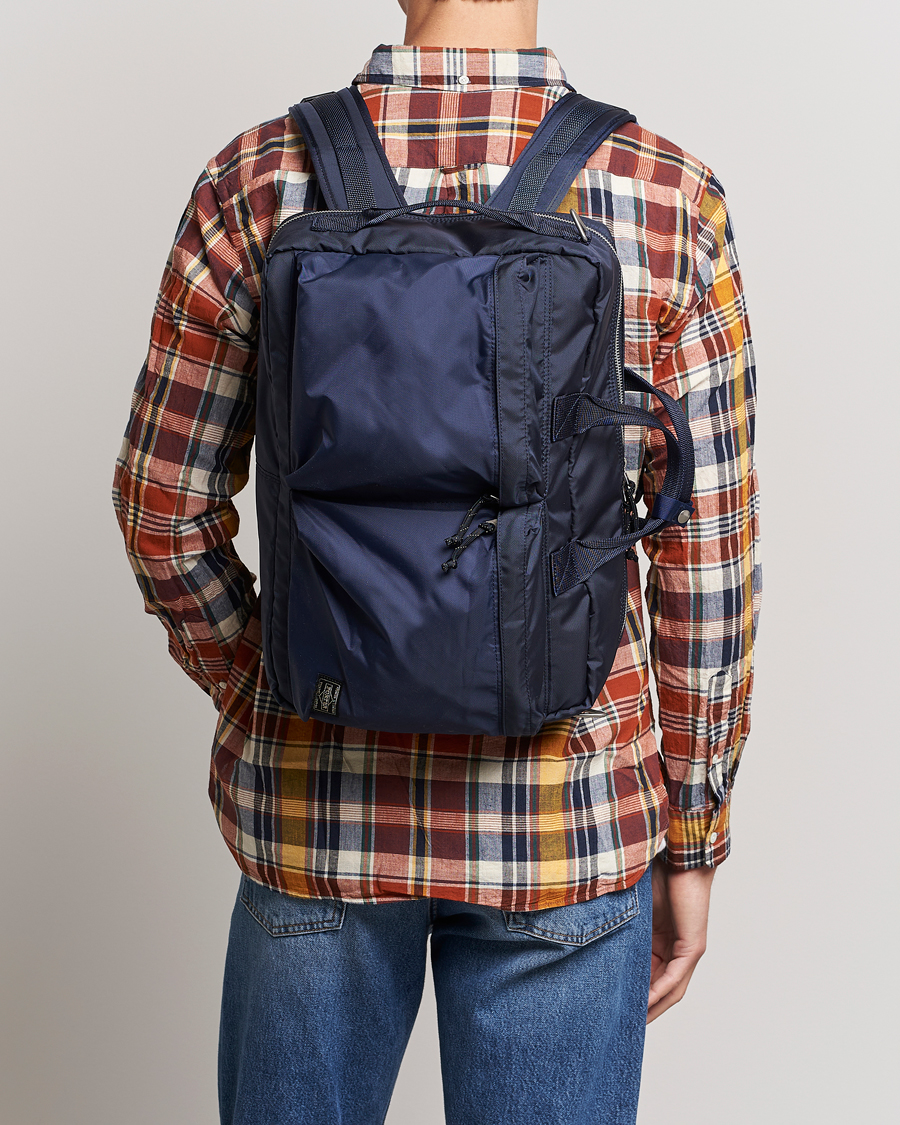 Herre | Vesker | Porter-Yoshida & Co. | Force 3Way Briefcase Navy Blue