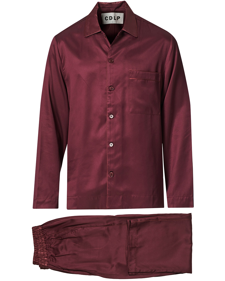 Herre | Pyjamaser og badekåper | CDLP | Home Suit Long Sleeve Burgundy