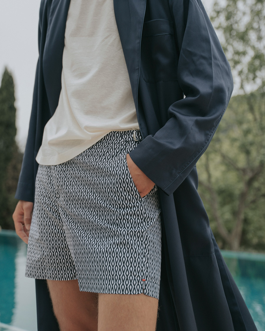 Herre | Pyjamaser og badekåper | CDLP | Home Robe Navy Blue