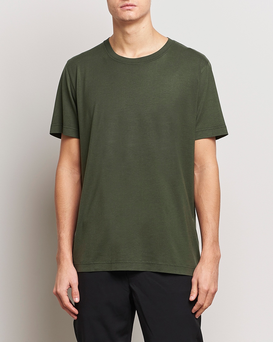 Herre | New Nordics | CDLP | Round Neck Tee Army Green