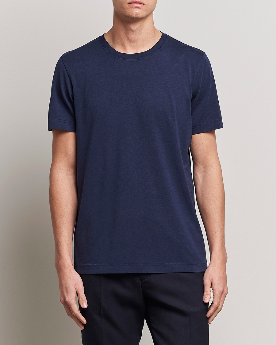 Herre | Kortermede t-shirts | CDLP | Round Neck Tee Navy Blue