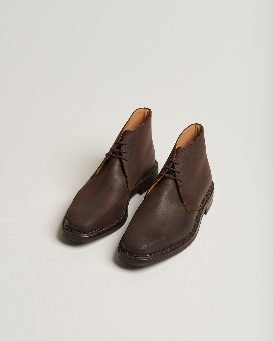 Herr |  | Crockett & Jones | Molton Chukka Dk Brown Rough-Out Suede