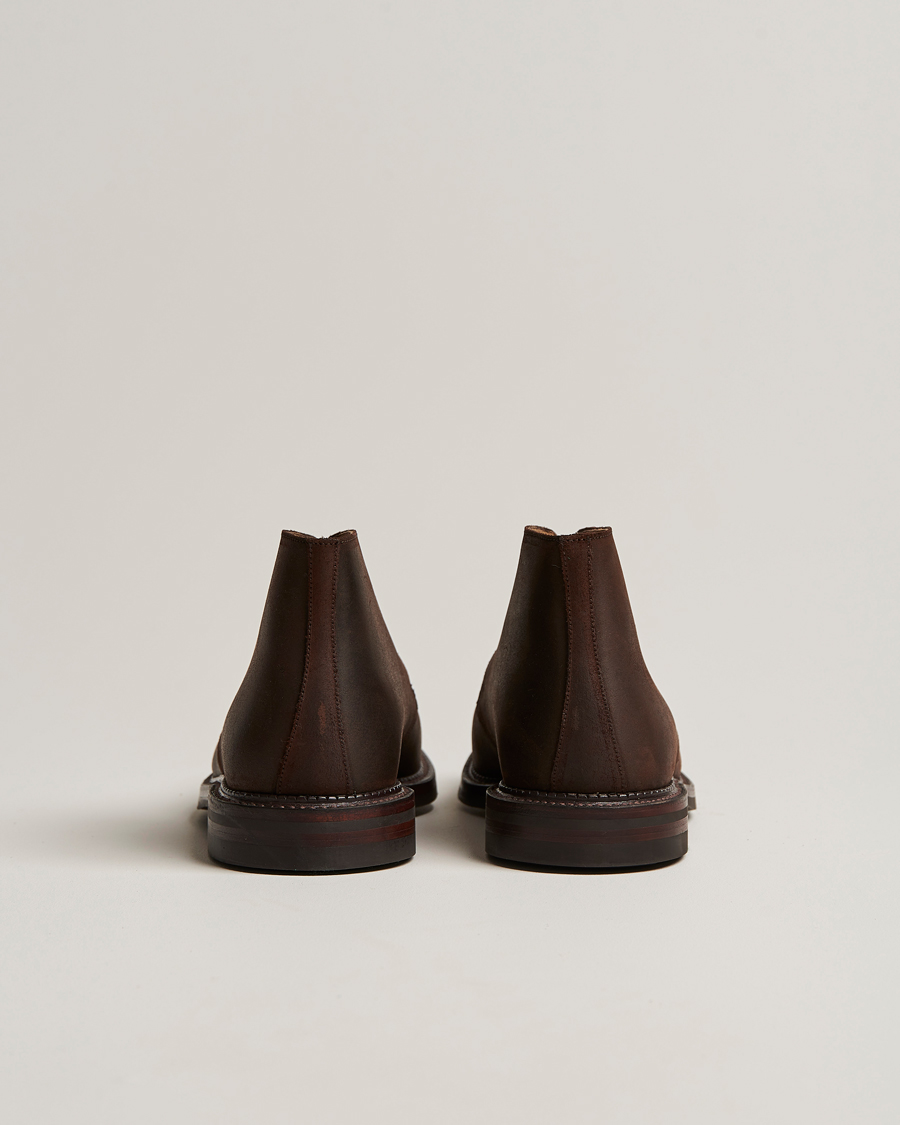 Herre | Støvler | Crockett & Jones | Molton Chukka Dk Brown Rough-Out Suede