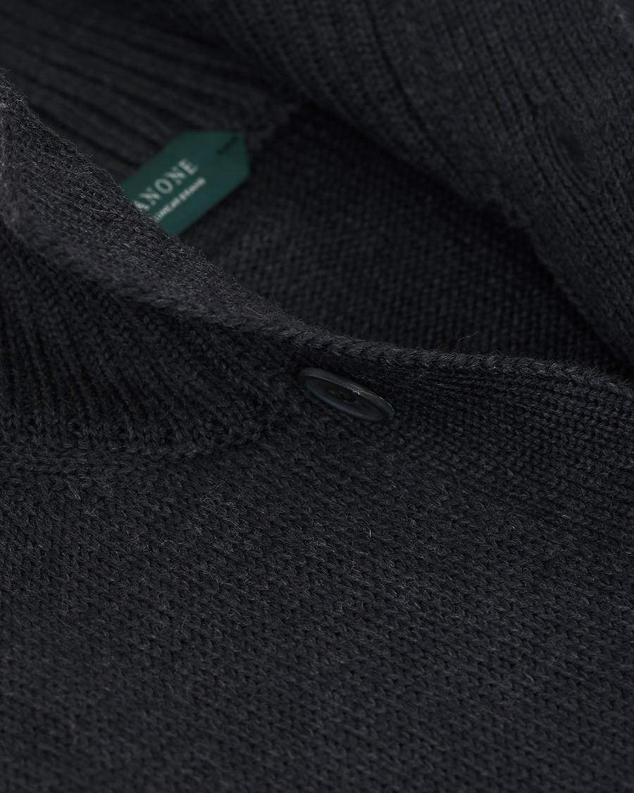 Herre | Gensere | Zanone | Virgin Merino Wool Chioto Cardigan Charcoal