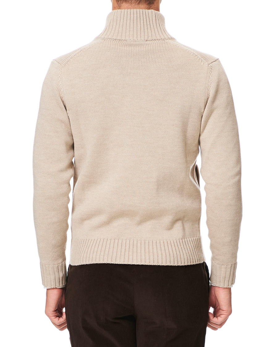 Herre | Gensere | Zanone | Virgin Merino Wool Chioto Cardigan Beige