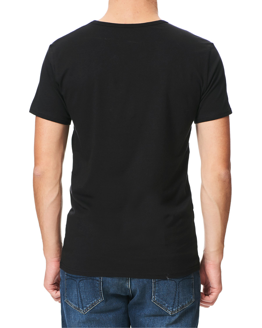 Herre | T-Shirts | Tommy Hilfiger | 3-Pack Cotton Strech Crew Neck Tee Black