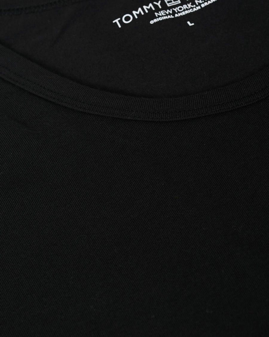 Herre | T-Shirts | Tommy Hilfiger | 3-Pack Cotton Strech Crew Neck Tee Black