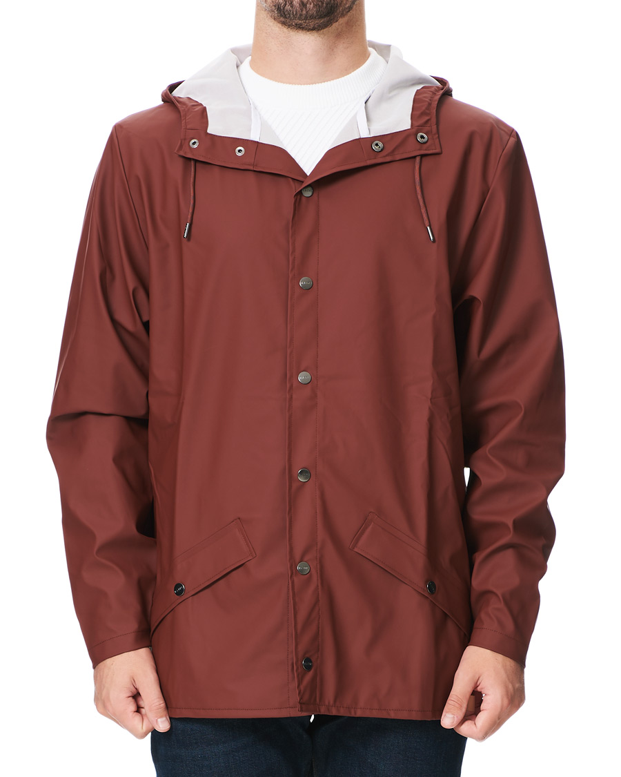 Herre | Jakker | RAINS | Jacket Maroon