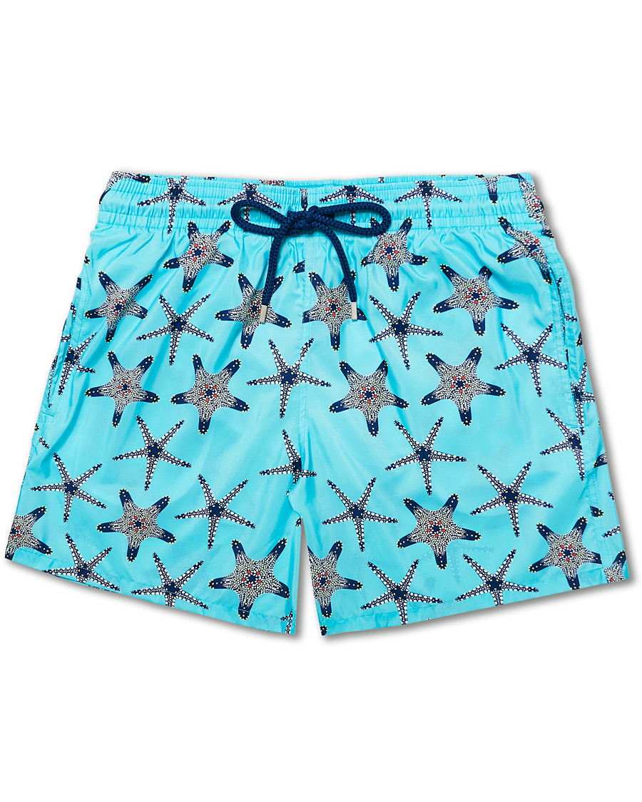 Herre | Badeshorts | Vilebrequin | Mahina Swim Shorts Bleu Lazuli