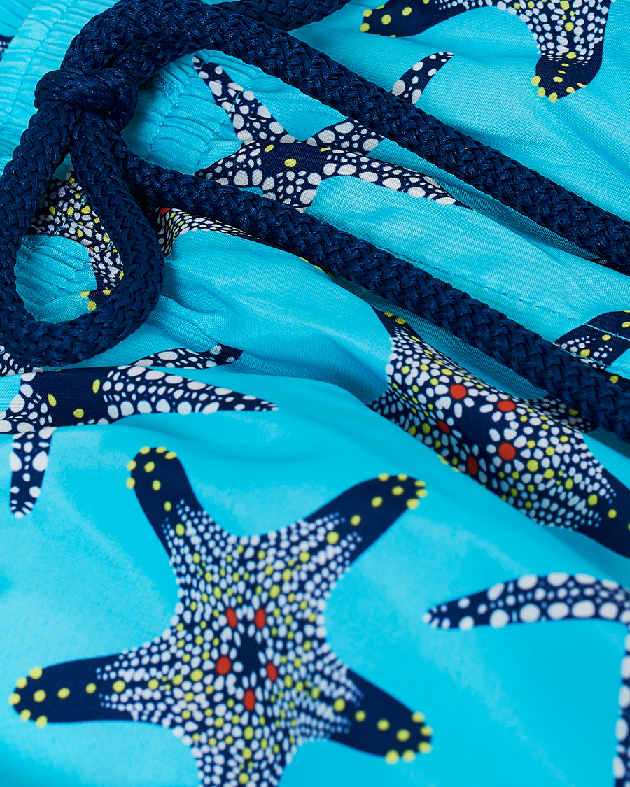 Herre | Badeshorts | Vilebrequin | Mahina Swim Shorts Bleu Lazuli