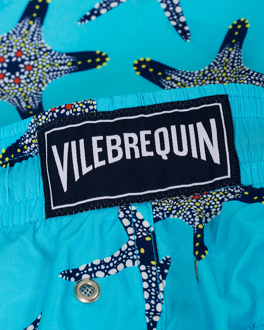 Herre | Badeshorts | Vilebrequin | Mahina Swim Shorts Bleu Lazuli