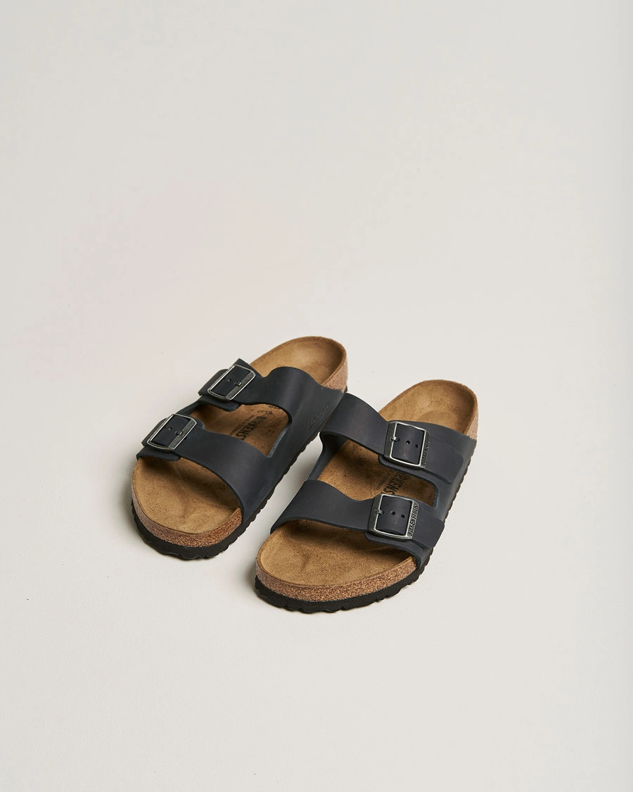 Herre | BIRKENSTOCK | BIRKENSTOCK | Arizona Classic Footbed Black Olied Leather