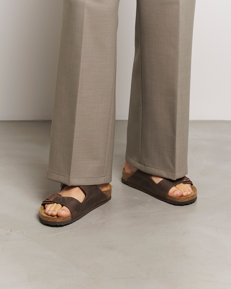 Herre | Sandaler og tøfler | BIRKENSTOCK | Arizona Classic Footbed Habana Oiled Leather