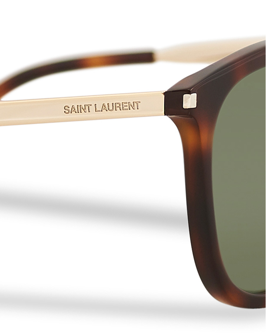 Herre | Saint Laurent SL 360 Sunglasses Havana/Green | Saint Laurent | SL 360 Sunglasses Havana/Green