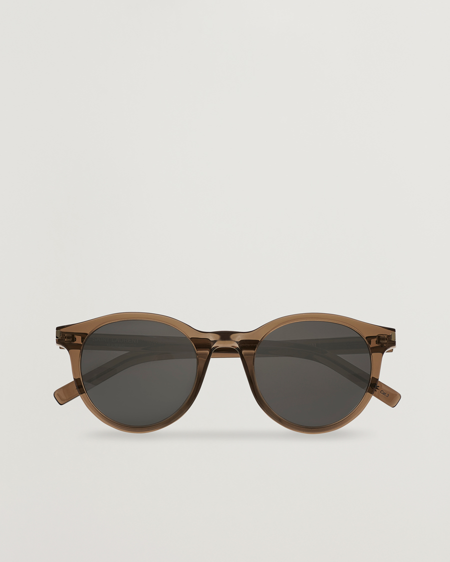 Herre |  | Saint Laurent | SL 342 Mirror Lens Sunglasses Brown
