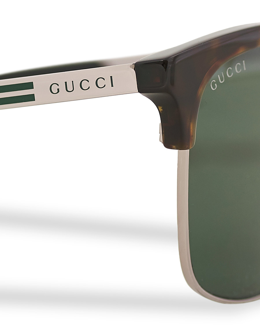 Herre | Solbriller | Gucci | GG0697S Sunglasses Havana/Green