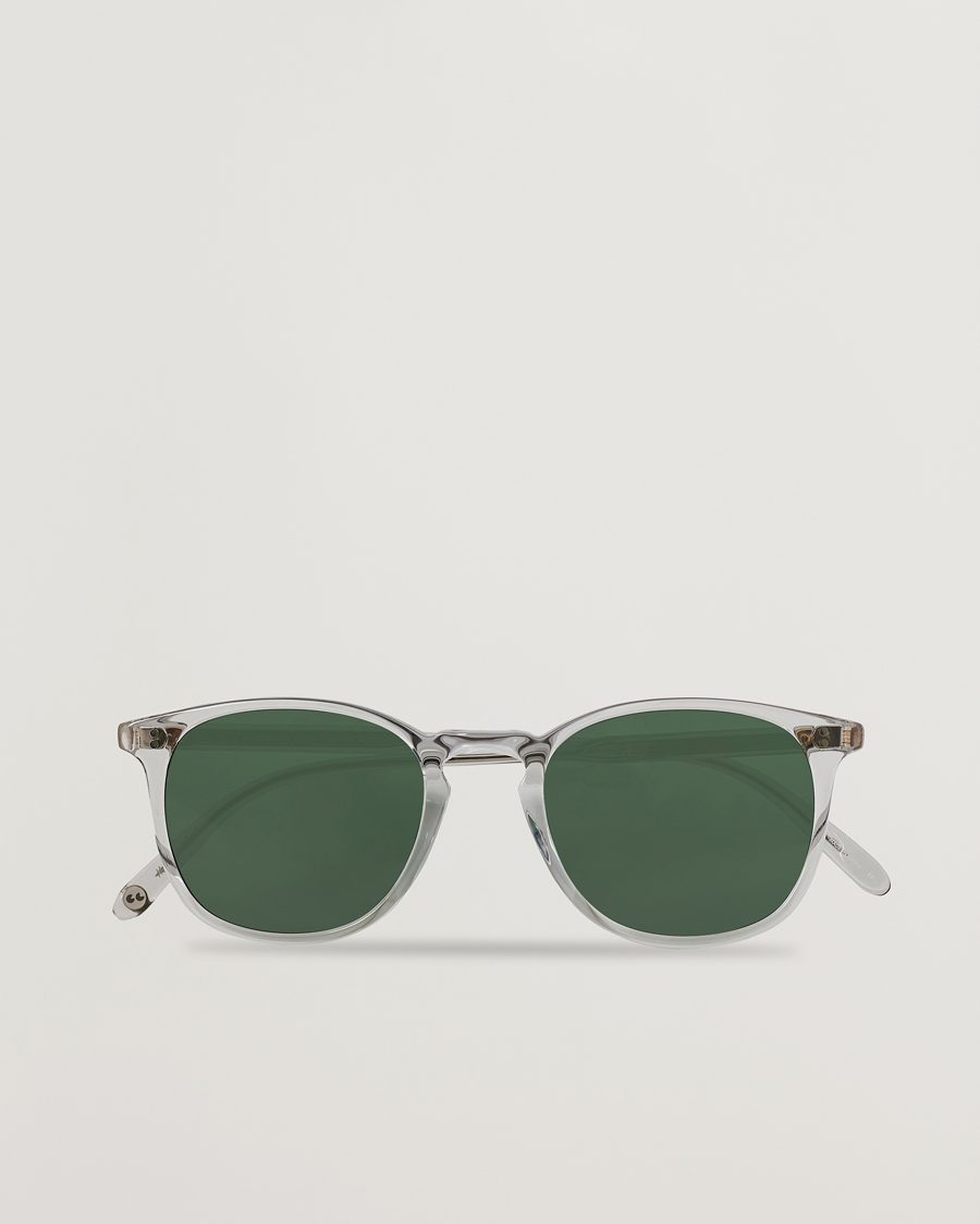 Herre | Solbriller | Garrett Leight | Kinney 49 Sunglasses Transparent/Green