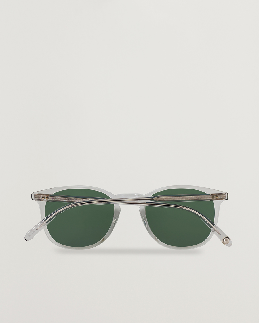 Herre | Solbriller | Garrett Leight | Kinney 49 Sunglasses Transparent/Green