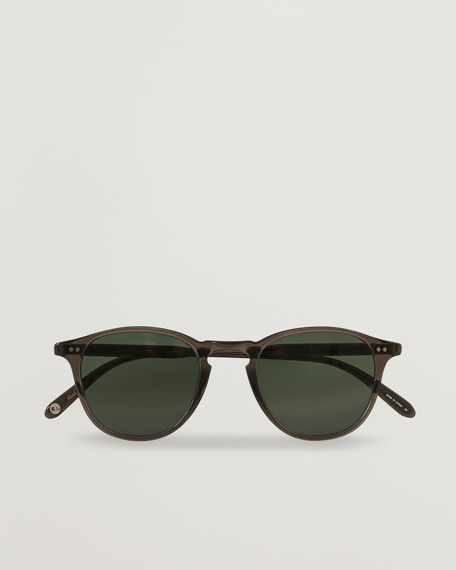 Herre | Solbriller | Garrett Leight | Hampton 46 Sunglasses Black Glass