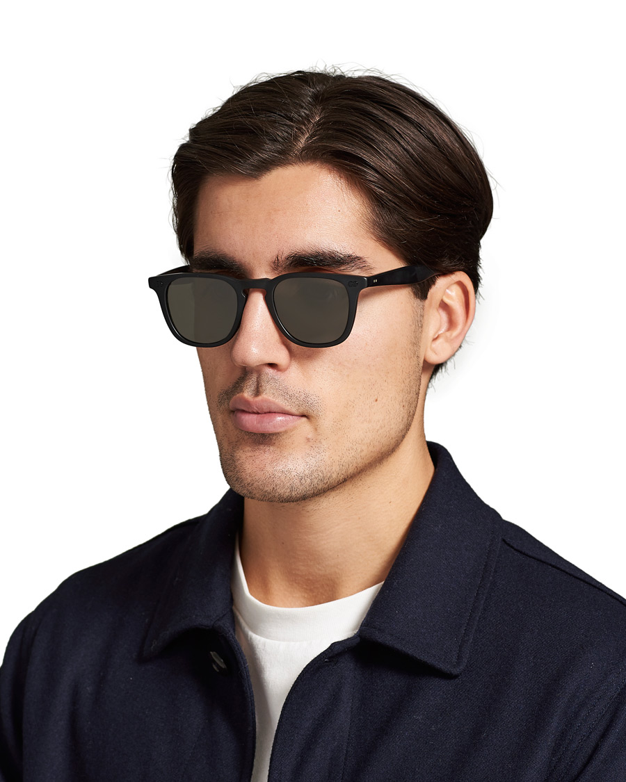Herre | Garrett Leight Hampton X Sunglasses Matte Black | Garrett Leight | Hampton X Sunglasses Matte Black