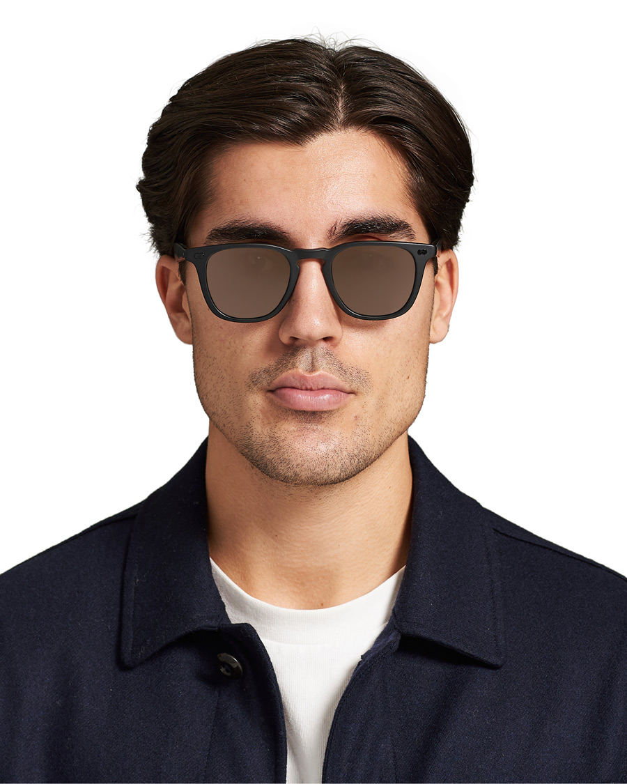 Herre | Garrett Leight Hampton X Sunglasses Matte Black | Garrett Leight | Hampton X Sunglasses Matte Black