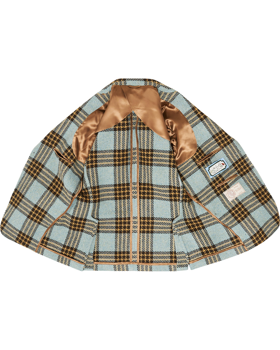 Herre | Dressjakker | GANT | Luke Edward Hall Check Blazer Hamptons Blue