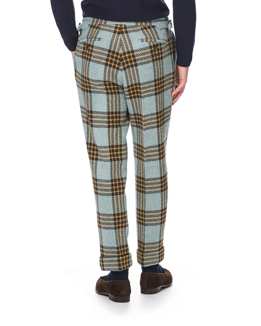 Herre | Bukser | GANT | Luke Edward Hall Check Trousers Hamptons Blue