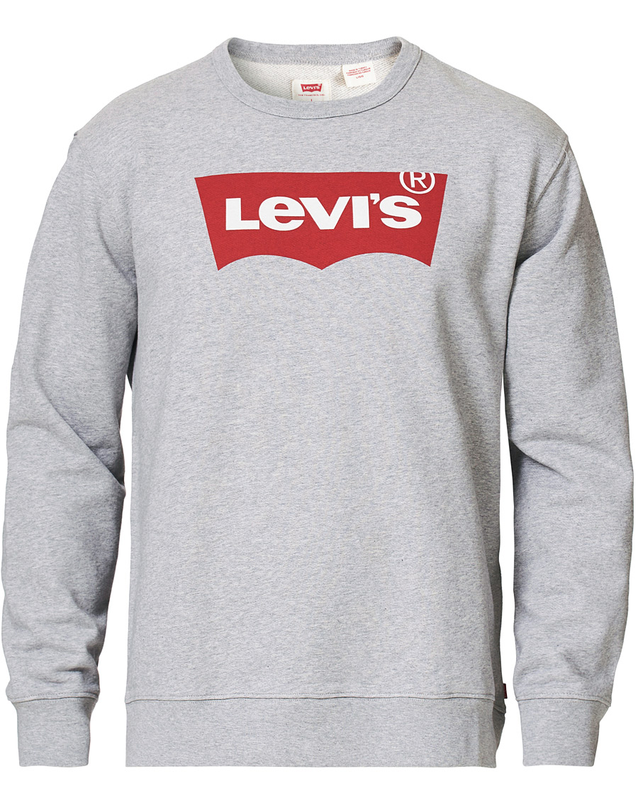 Herre | Gensere | Levi's | Graphic Crew Neck Sweatshirt Heather Grey