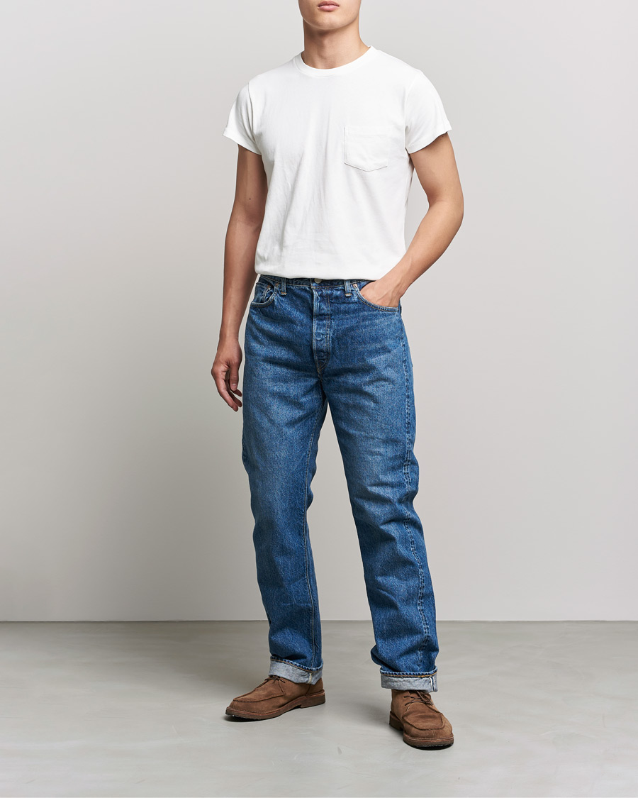 Herre | T-Shirts | Levi's Vintage Clothing | 1950's Men's Sportswear T-Shirt White