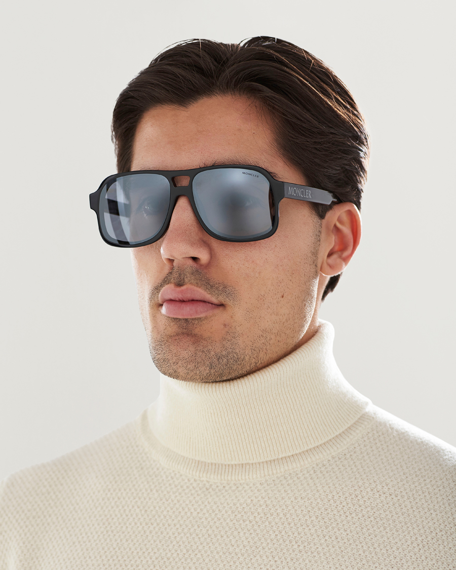 Herre | Solbriller | Moncler Lunettes | Sectrant Sunglasses Black
