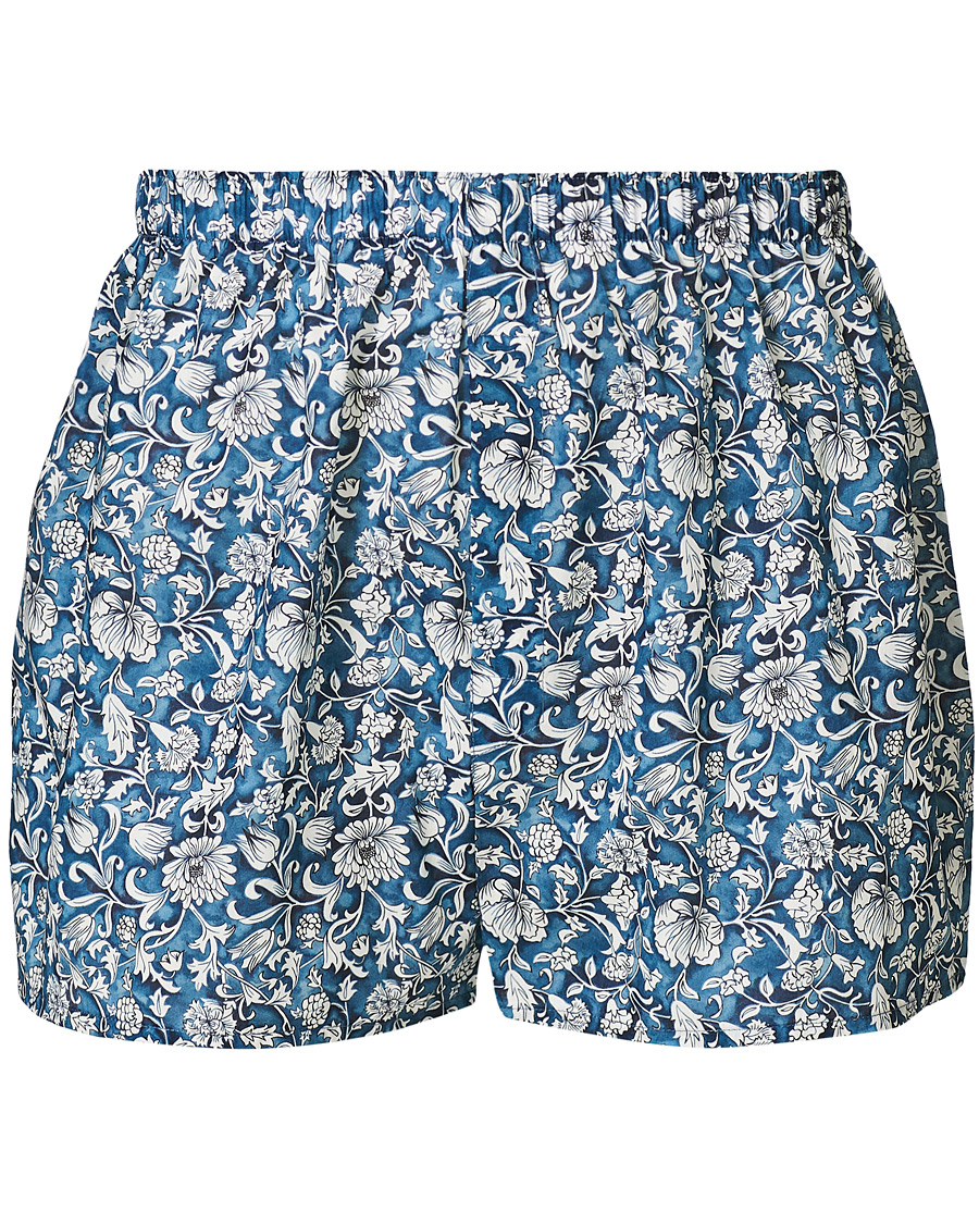 Herre | Undertøy | Sunspel | Printed Boxer Shorts Liberty Ink