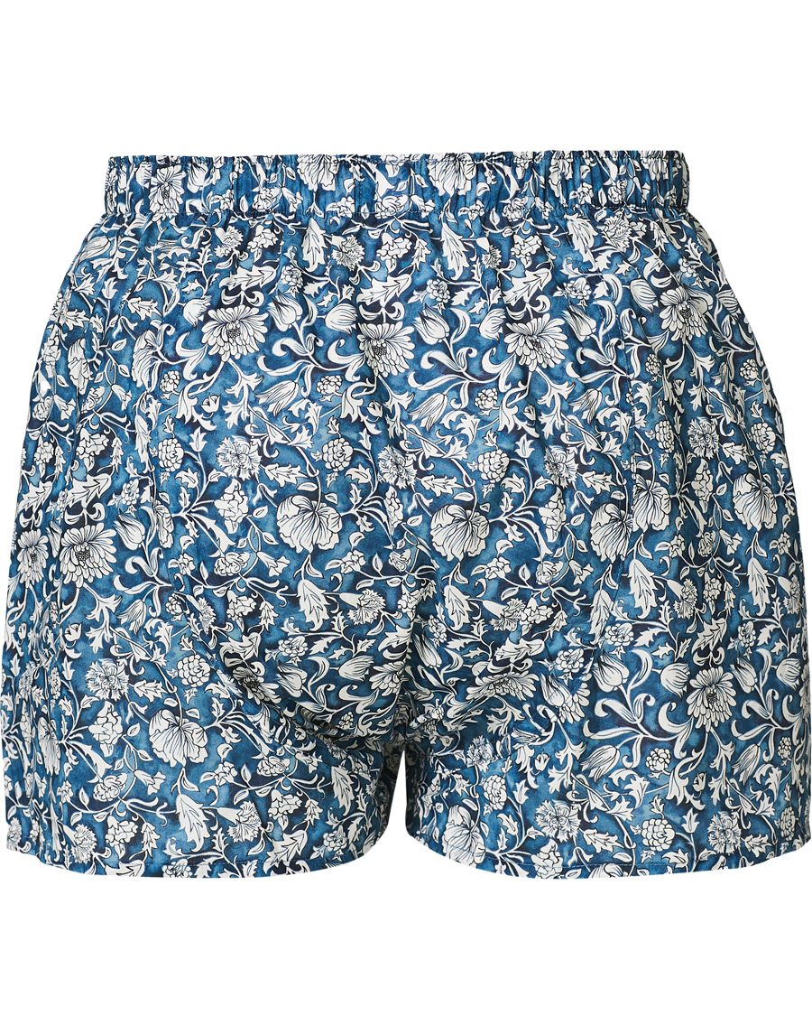 Herre | Undertøy | Sunspel | Printed Boxer Shorts Liberty Ink