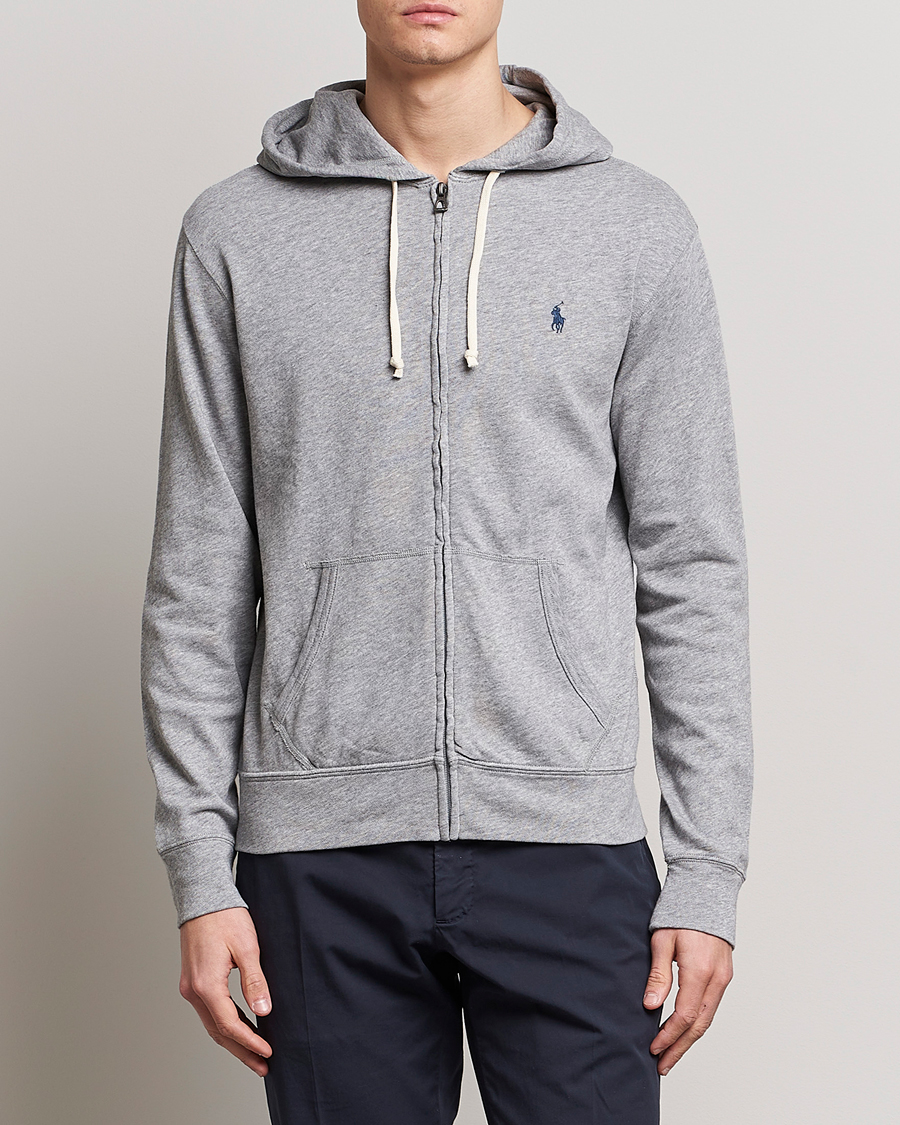 Herre |  | Polo Ralph Lauren | Spa Terry Full Zip Hoodie Andover Heather