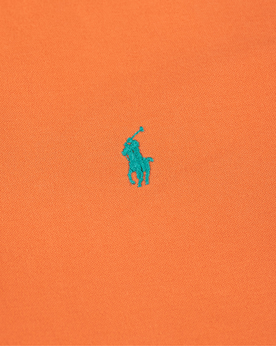 Herre | Skjorter | Polo Ralph Lauren | Slim Fit Garment Dyed Oxford Shirt Orange