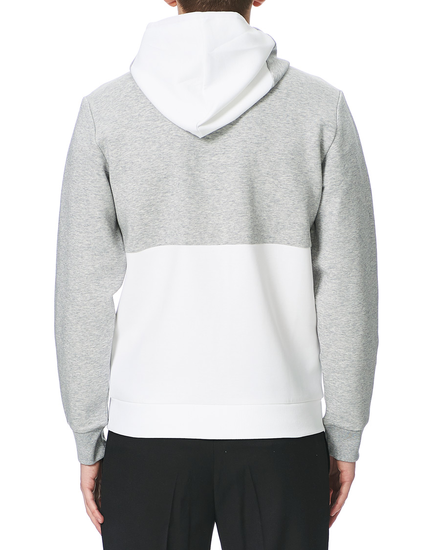 Herre | Gensere | BOSS GREEN | BOSS Athleisure Saggy Full Zip Hoodie Grey/White