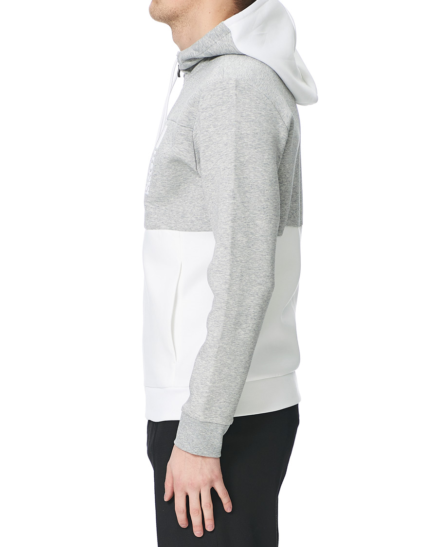 Herre | Gensere | BOSS GREEN | BOSS Athleisure Saggy Full Zip Hoodie Grey/White