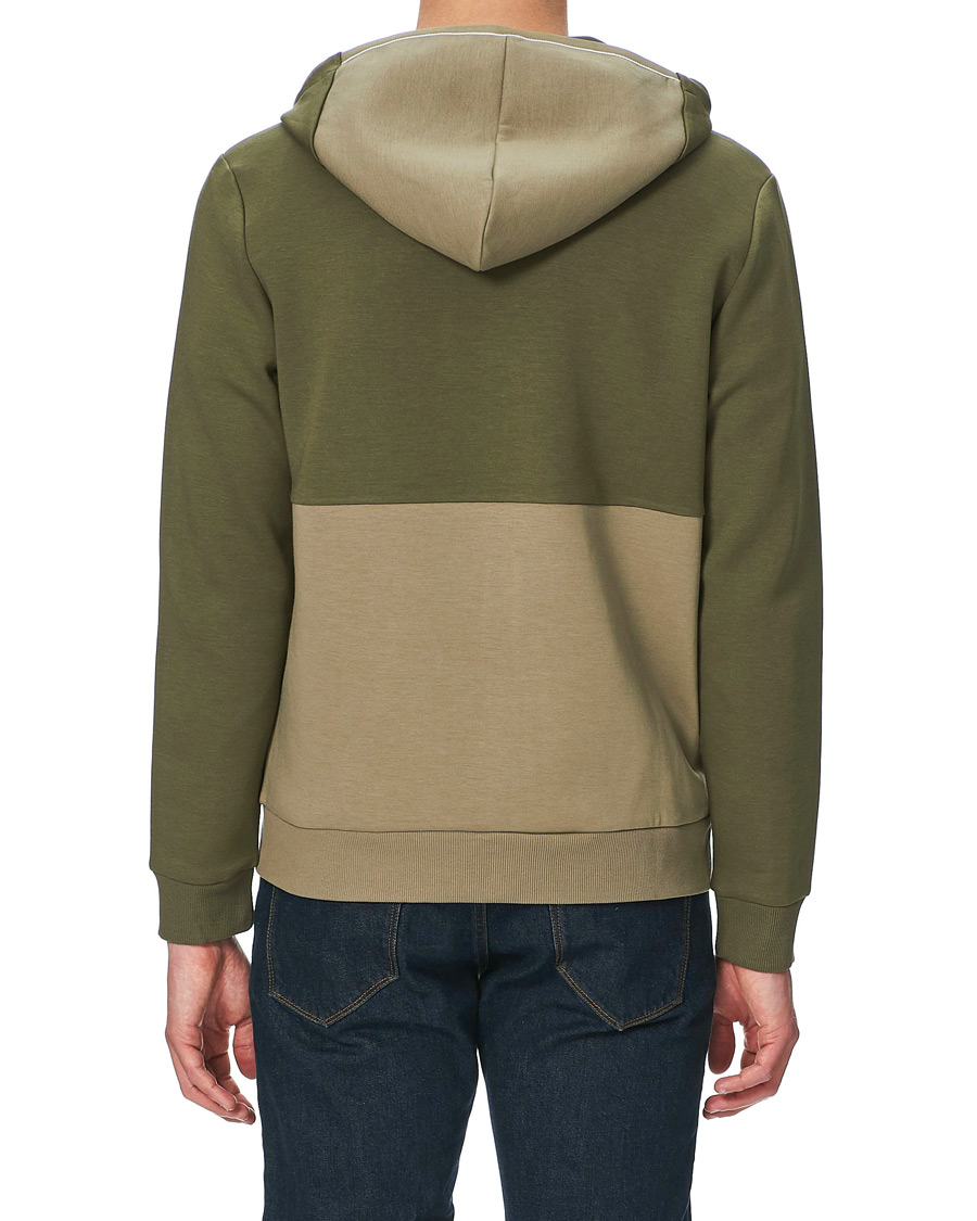 Herre | Gensere | BOSS GREEN | BOSS Athleisure Saggy Full Zip Hoodie Dark Green