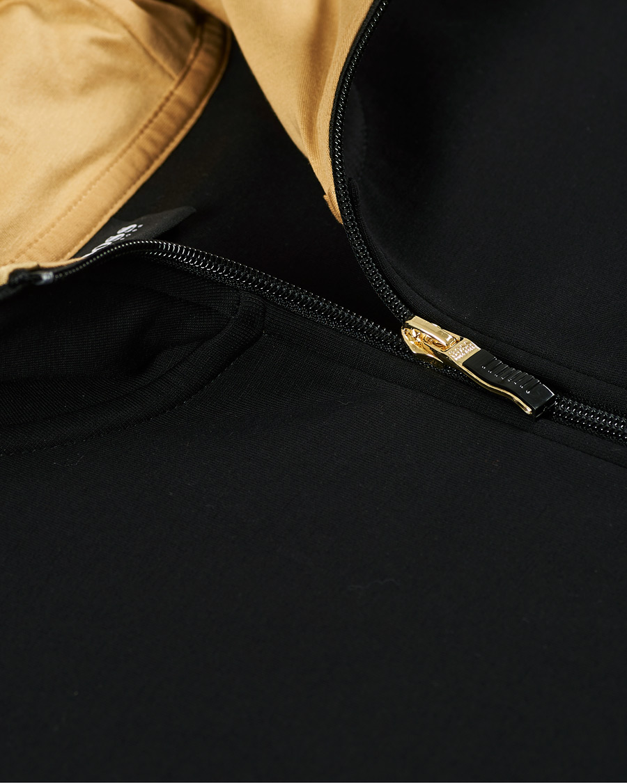 Herre | Gensere | BOSS GREEN | BOSS Athleisure Saggy Taped Full Zip Hoodie Black