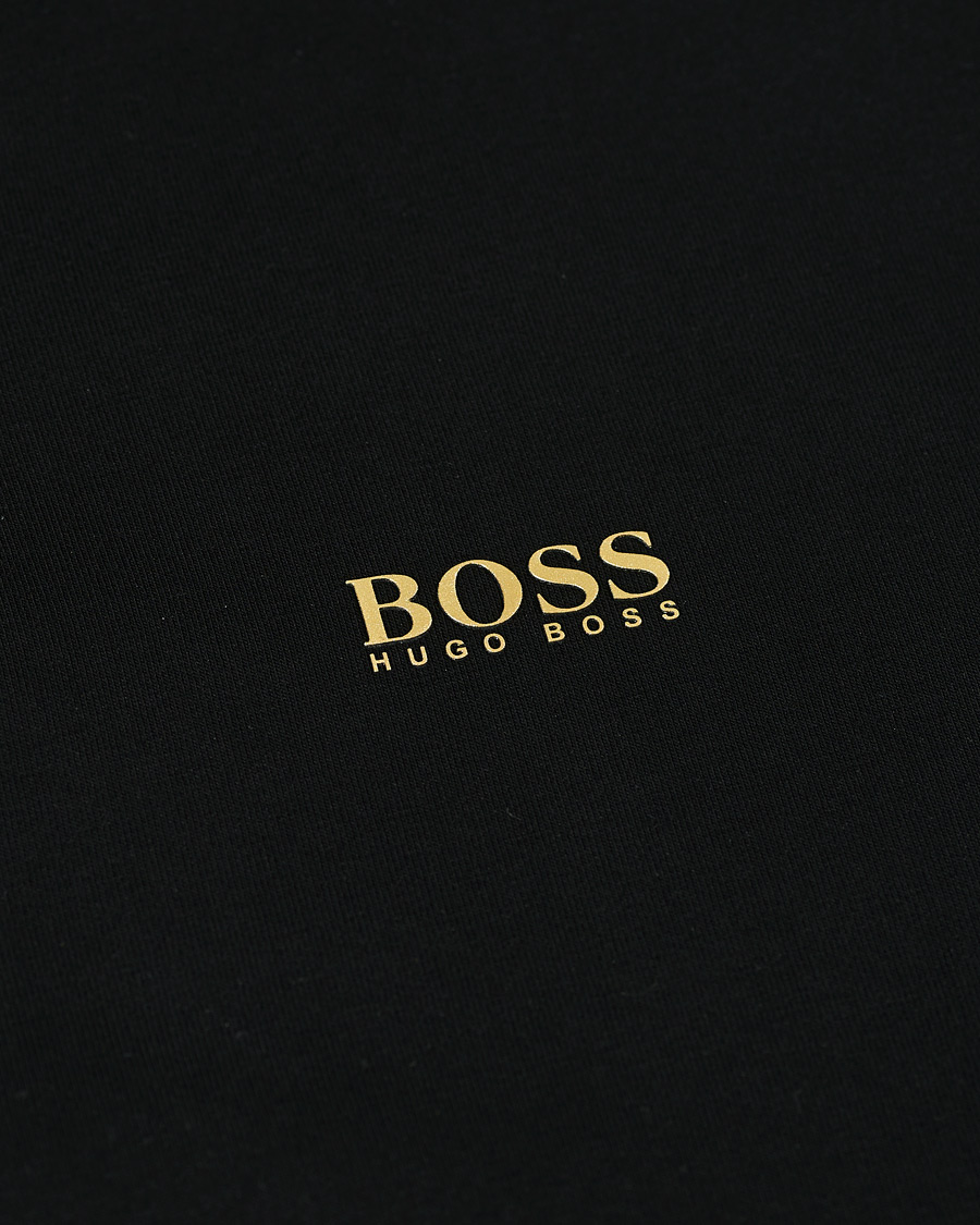Herre | Gensere | BOSS GREEN | BOSS Athleisure Saggy Taped Full Zip Hoodie Black