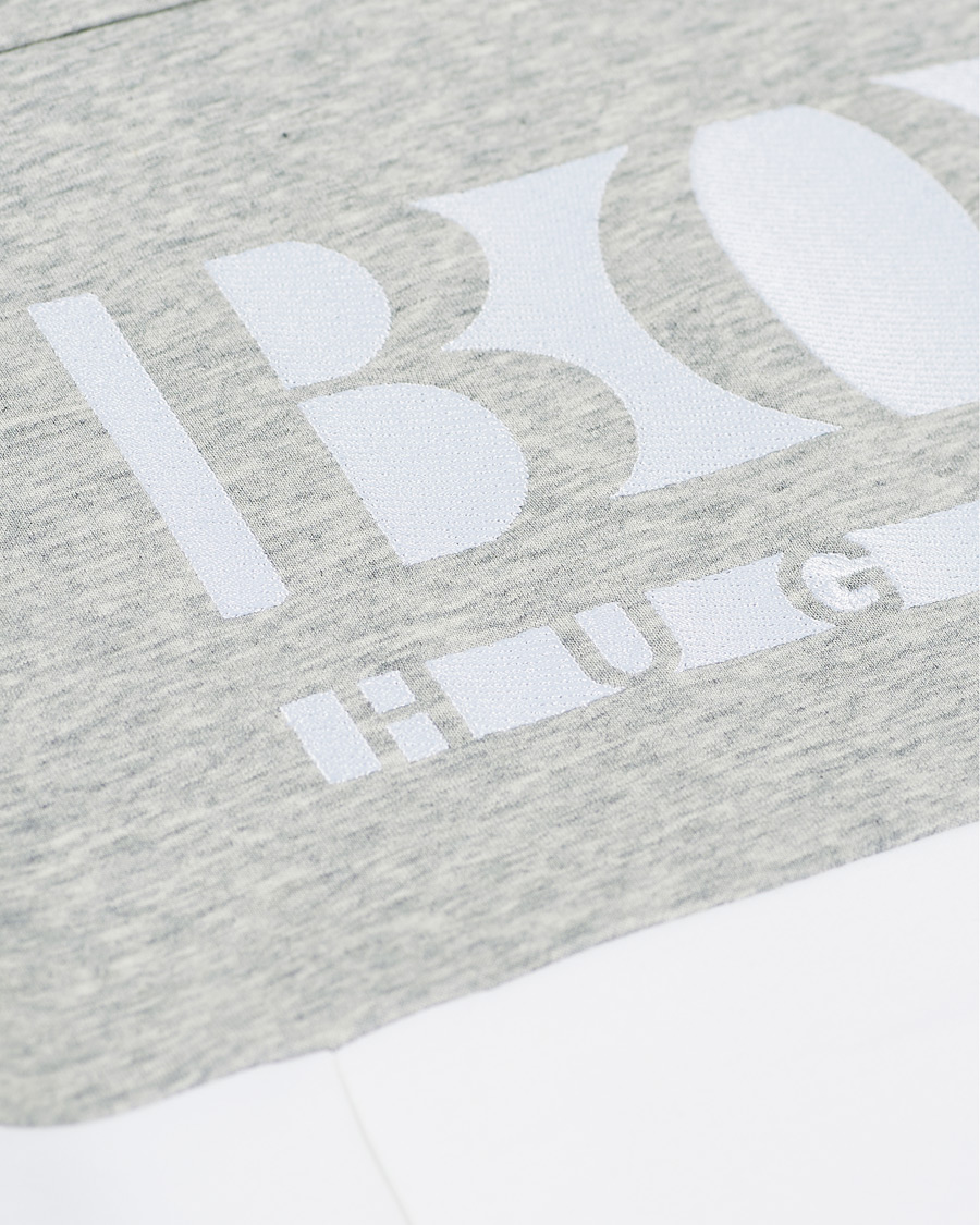 Herre | Gensere | BOSS GREEN | BOSS Athleisure Soody Block Hoodie Grey/White